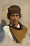 Fiatal roma portréja vászonkép, poszter vagy falikép