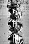 Escalier en spirale. vászonkép, poszter vagy falikép