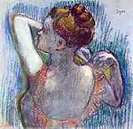 Balett- táncosnő háttal vászonkép, poszter vagy falikép