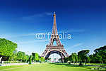napsütéses reggel és Eiffel-torony, Párizs, Franciaország vászonkép, poszter vagy falikép
