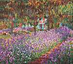 Cluade Monet kertje Givernyben vászonkép, poszter vagy falikép