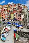 Monarolla halászfalu, Cinque Terre, Olaszország vászonkép, poszter vagy falikép