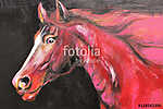 Ló vágtat festmény vászonkép, poszter vagy falikép