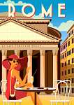 Utazás poszter - Róma vászonkép, poszter vagy falikép