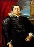 Jaspar de Charles van Nieuwenhoven portréja vászonkép, poszter vagy falikép