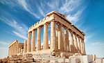Athéni Akropolisz , Parthenon kék ég előtt vászonkép, poszter vagy falikép
