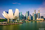 Szingapúr Skyline vászonkép, poszter vagy falikép