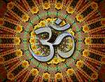 Mandala and mantra om hinduism design vászonkép, poszter vagy falikép