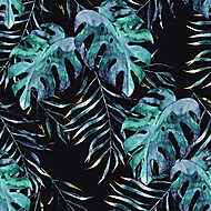 Egzotikus trópusi levelek vászonkép, poszter vagy falikép