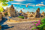 Hőlégballonok Törökországban, Cappadocia vászonkép, poszter vagy falikép