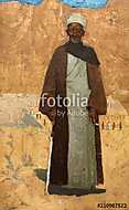 Öregember portré (olajfestmény reprodukció) vászonkép, poszter vagy falikép