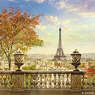 panoráma Párizsban vászonkép, poszter vagy falikép