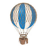 Retro hőlégballon - kék vászonkép, poszter vagy falikép