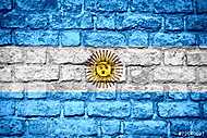 Argentína lobogója vászonkép, poszter vagy falikép