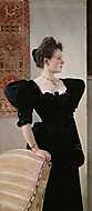 Hölgy fekete ruhában (1894) vászonkép, poszter vagy falikép