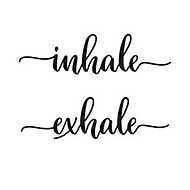 Inhale - Exhale - Kilégzés - Belégzés vászonkép, poszter vagy falikép