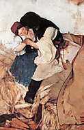 Tengerihántás (1885) vászonkép, poszter vagy falikép