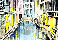 Híd Velencében vászonkép, poszter vagy falikép