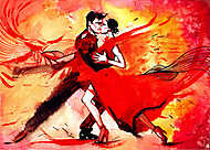 tango vászonkép, poszter vagy falikép