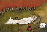 Az alvó King Hobgoblin (1896) - színverzió 1. vászonkép, poszter vagy falikép