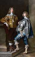 Lord John Stuart, és Lord Bernard Stuart portréja vászonkép, poszter vagy falikép