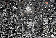 Balinéz szobor, Bali Indonézia vászonkép, poszter vagy falikép