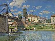 Híd Villeneuve la Garennenél vászonkép, poszter vagy falikép