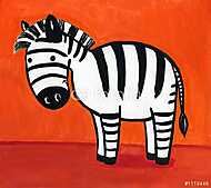 Zebra vászonkép, poszter vagy falikép