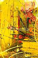 Színek festése absztrakt struktúra sárga vászonkép, poszter vagy falikép