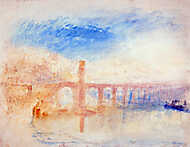 A Moselle híd Coblenznél vászonkép, poszter vagy falikép
