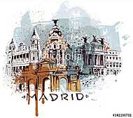 Spanyolország Madrid vászonkép, poszter vagy falikép