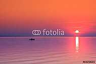 Gyönyörű naplemente a Balaton-ban vászonkép, poszter vagy falikép