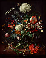Egy váza virág vászonkép, poszter vagy falikép