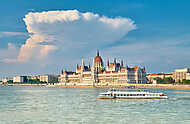 Budapest, a Parlament épülete, tónusos kép vászonkép, poszter vagy falikép