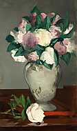 Pünkösdi rózsák vázában vászonkép, poszter vagy falikép