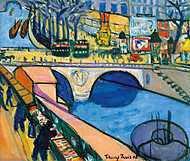 A Pont Saint-Michel híd Párizsban (1908) vászonkép, poszter vagy falikép