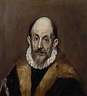El Greco feltételezett önarcképe (1604) vászonkép, poszter vagy falikép