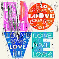Love - L.O.V.E. vászonkép, poszter vagy falikép