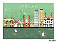 Barcelona Spain vászonkép, poszter vagy falikép