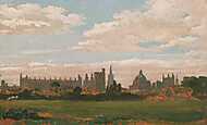 Oxford látképe vászonkép, poszter vagy falikép