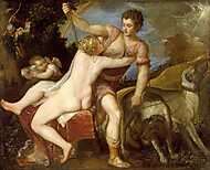 Vénusz és Adonisz vászonkép, poszter vagy falikép