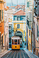 Lisszabon-i utcarészlet vászonkép, poszter vagy falikép