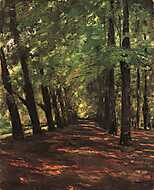 Erdei út (1895) vászonkép, poszter vagy falikép