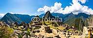 A titokzatos város panoráma - Machu Picchu, Peru, Dél-Amerika vászonkép, poszter vagy falikép