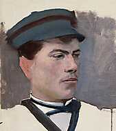 Sapkás férfi portréja (részlet) vászonkép, poszter vagy falikép