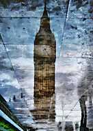 Londoni tükröződés - átdolgozás vászonkép, poszter vagy falikép