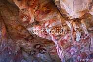 Barlangrajzok a Menyhában, Patagónia, Argentína vászonkép, poszter vagy falikép