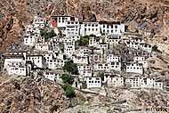 Karsha gompa - buddhista kolostor Zanskar völgyében - Ladakh vászonkép, poszter vagy falikép