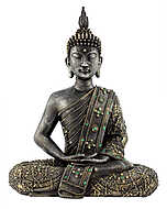 Buddha bronz szobor zen vászonkép, poszter vagy falikép