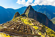 Rejtélyes város - Machu Picchu, Peru, Dél-Amerika. vászonkép, poszter vagy falikép